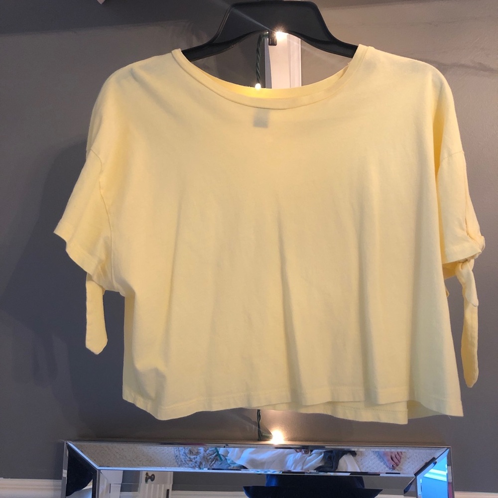 Primark Yellow Crop Top